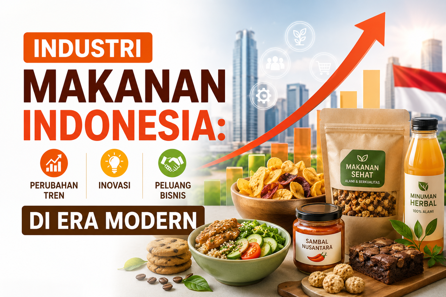 You are currently viewing Industri Makanan Indonesia: Perubahan Tren, Inovasi, dan Peluang Bisnis di Era Modern